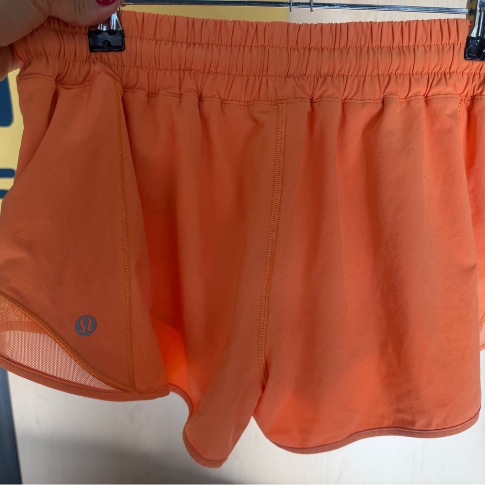 lululemon athletica Women's Bright Orange Athletic Shorts